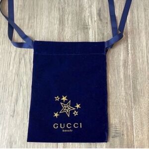 GUCCI Beauty Purple Pouch Cosmetic Bag Jewelry Bag